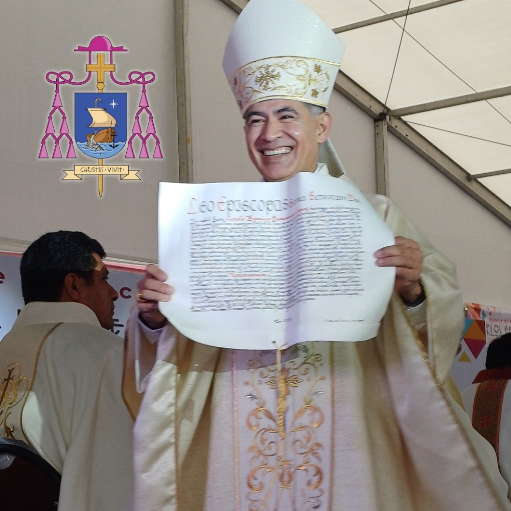 Portada La Diócesis de Texcoco da la bienvenida a su nuevo Pastor, Mons. Carlos Enrique Samaniego López